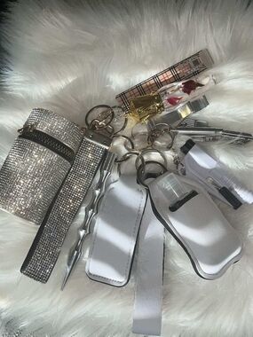 White Baddie Self defense Keychain